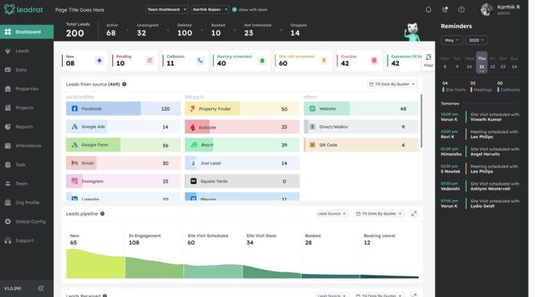 Best Real Estate CRM Software in Dubai - Leadrat