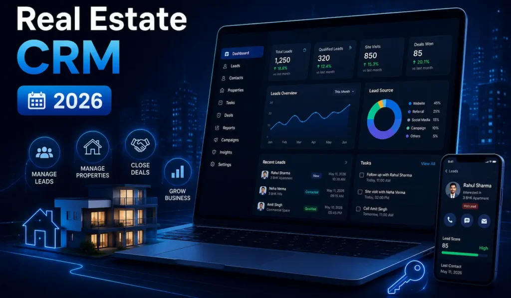 Real Estate CRM Dashboard 2026