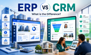 Real Estate ERP vs CRM comparision image