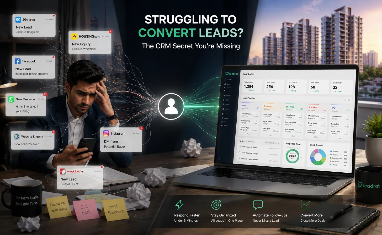 Non CRM to CRM transition for real estate agents: