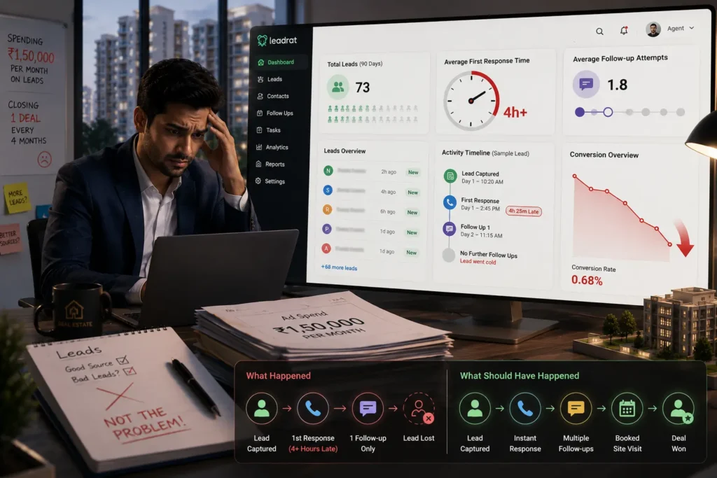 Real estate crm case study showing effects of not having a rea estate crm