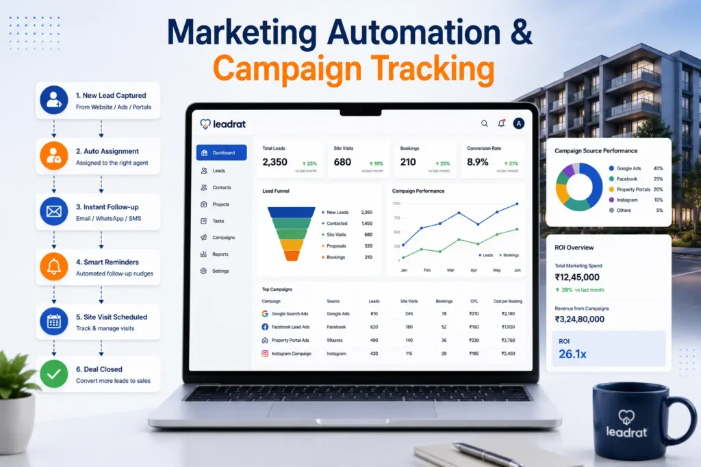 Marketing automation and campaign tracking