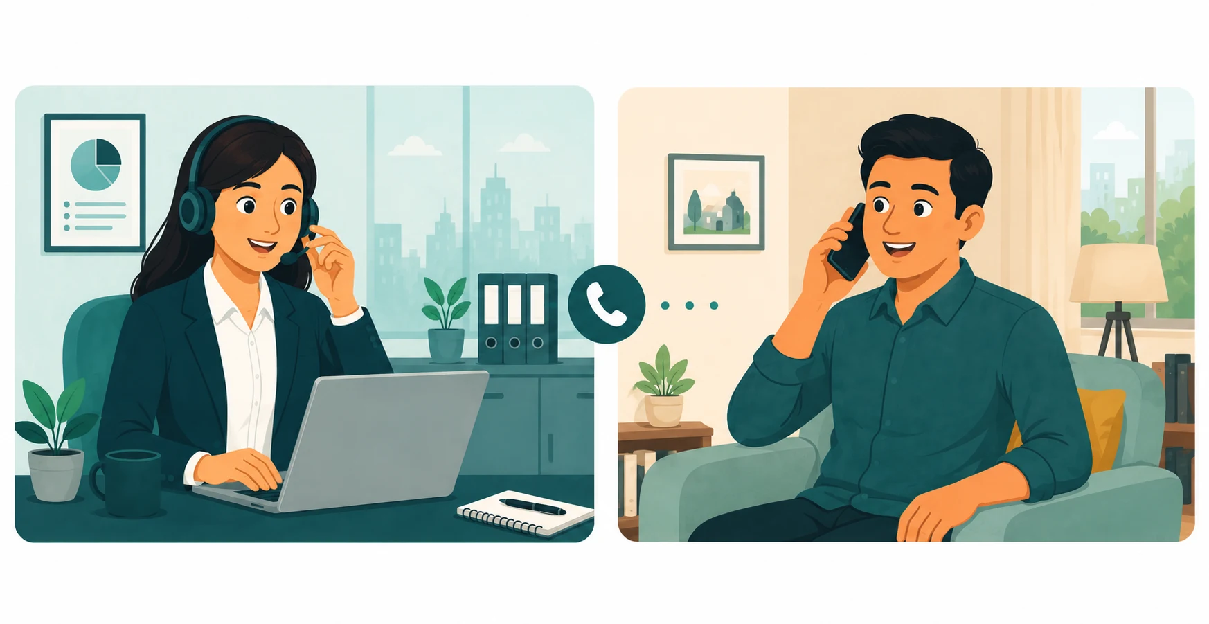 Real Estate Agent Calling lead from webite