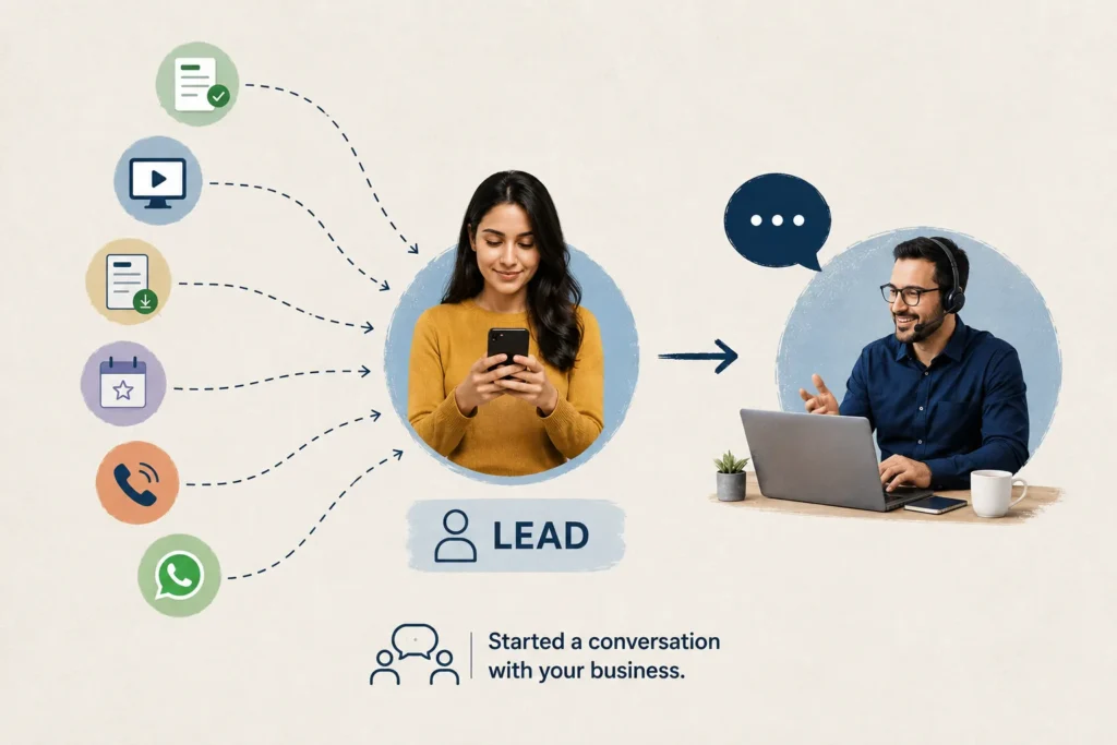 What is a lead definition