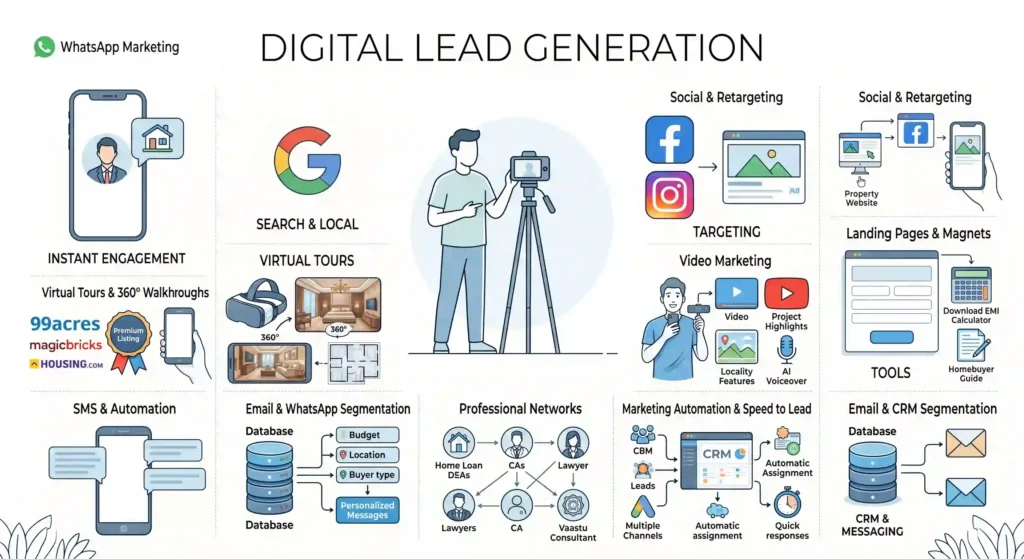Digital Lead generation methods in real estate