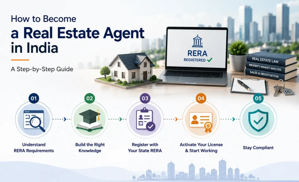 Complete Guide to Become a Real Estate Agent in India