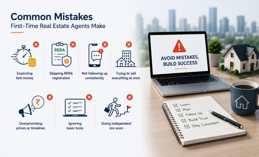 Real Estate mistakes new agents make