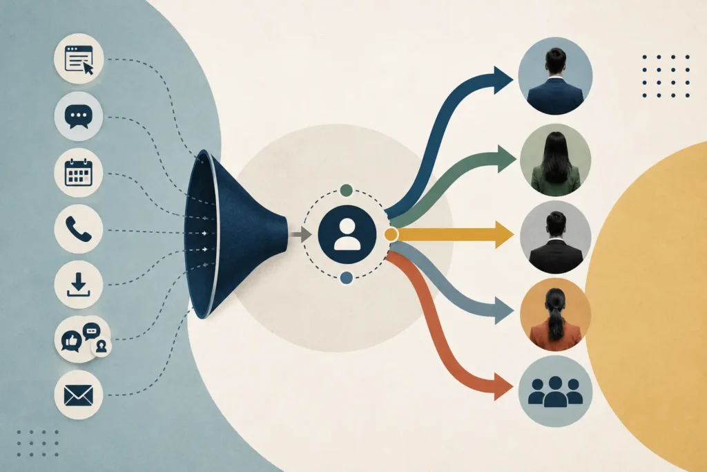 Automated Lead routing plan for sales people in a company